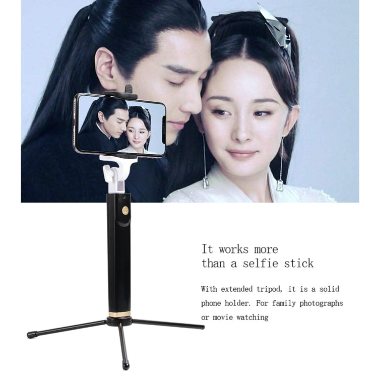 K08 Portable Foldable Wireless Bluetooth Shutter Remote Selfie Stick