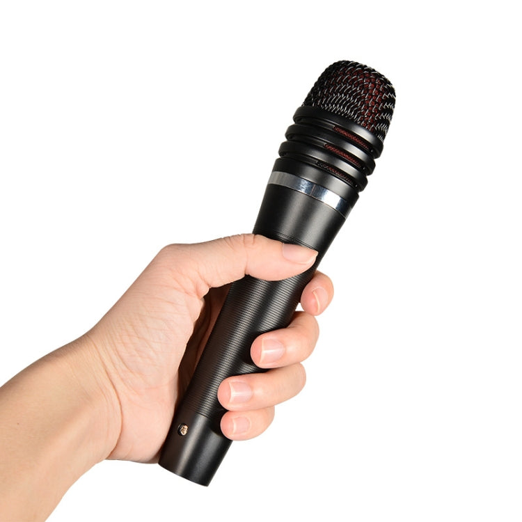 E300 Live Microphone Built-in Sound Card Phone Microphone(Black)