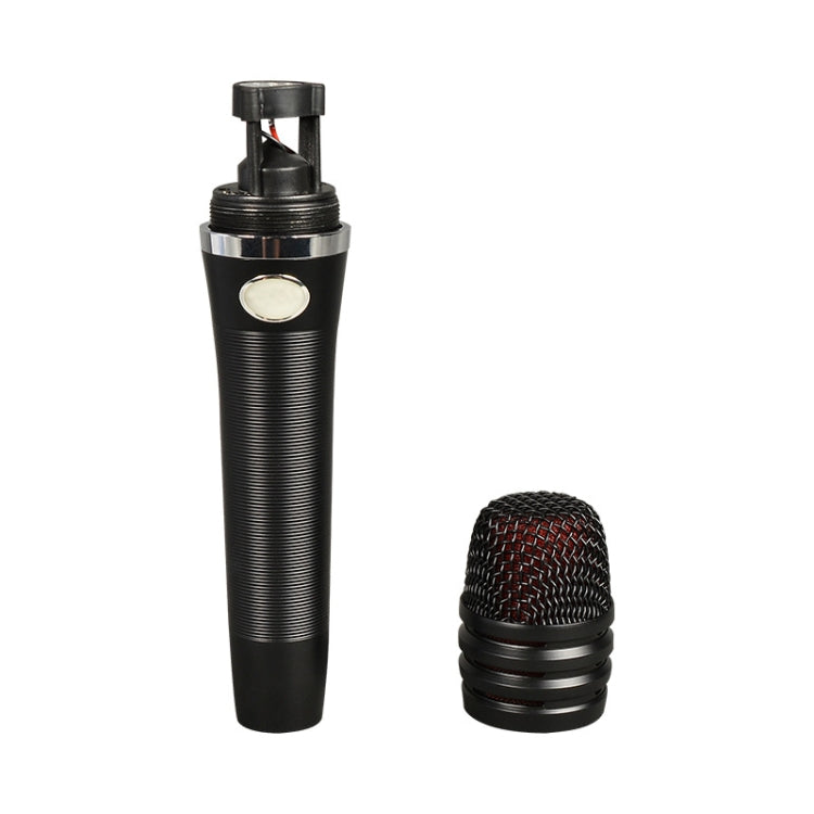 E300 Live Microphone Built-in Sound Card Phone Microphone(Black)