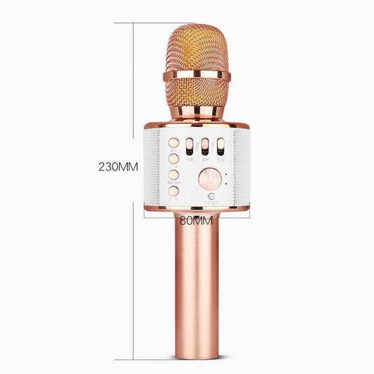 GK38 Live Karaoke Microphone Wireless Bluetooth Microphone, Support TF Card