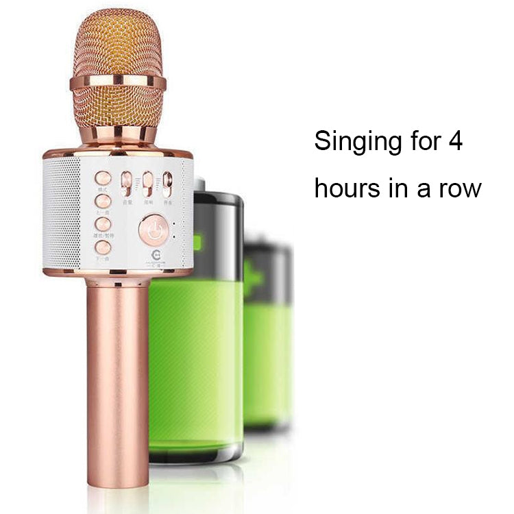 GK38 Live Karaoke Microphone Wireless Bluetooth Microphone, Support TF Card