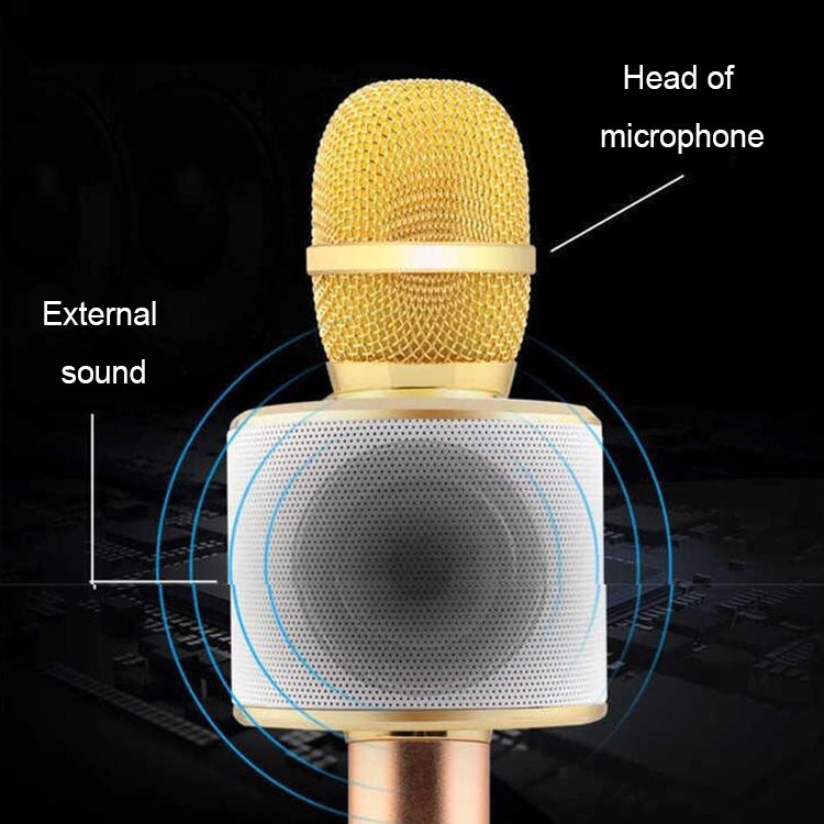 GK38 Live Karaoke Microphone Wireless Bluetooth Microphone, Support TF Card