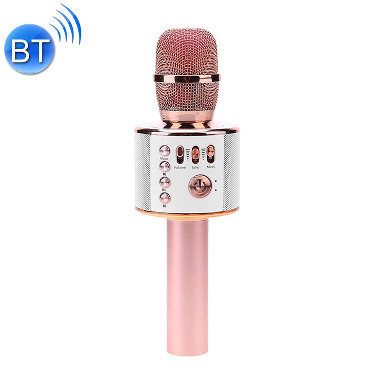 GK38 Live Karaoke Microphone Wireless Bluetooth Microphone, Support TF Card