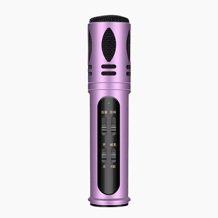 K13 DC 5V Capacitive K Song Live Shouting Mai Microphone Dual Mobile Phone Recording Bracket Kit