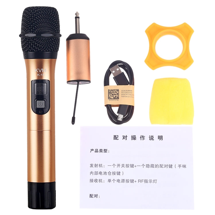 KVM K-18 Handheld Wireless Microphone with Receiver