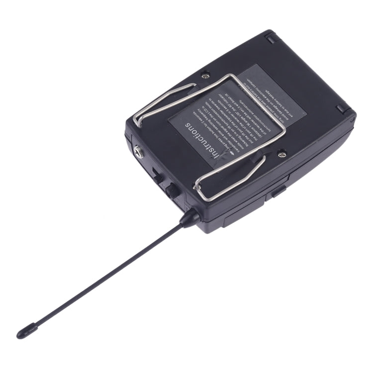 KVM KV-18 Lavalier UHF Wireless Microphones with Receiver(Black)