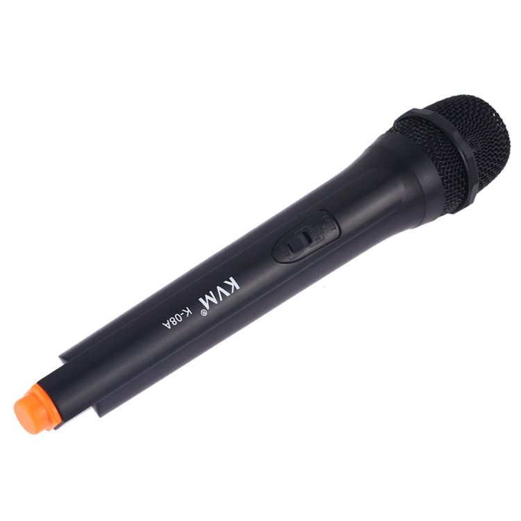 KVM K-08A Handheld Wireless Microphone with Receiver(Black)