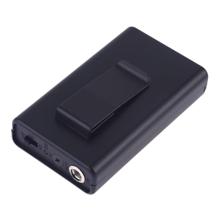 KVM K-08B Lavalier Wireless Microphone with Receiver(Black)