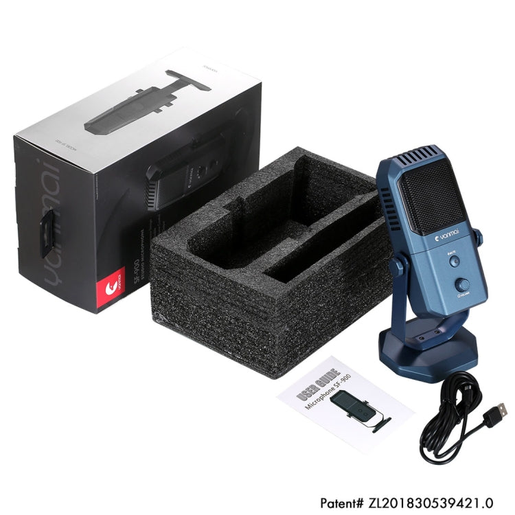 Yanmai SF-900 Multi-function Four Directivity Studio Recording Condenser Microphone with Desktop Stand