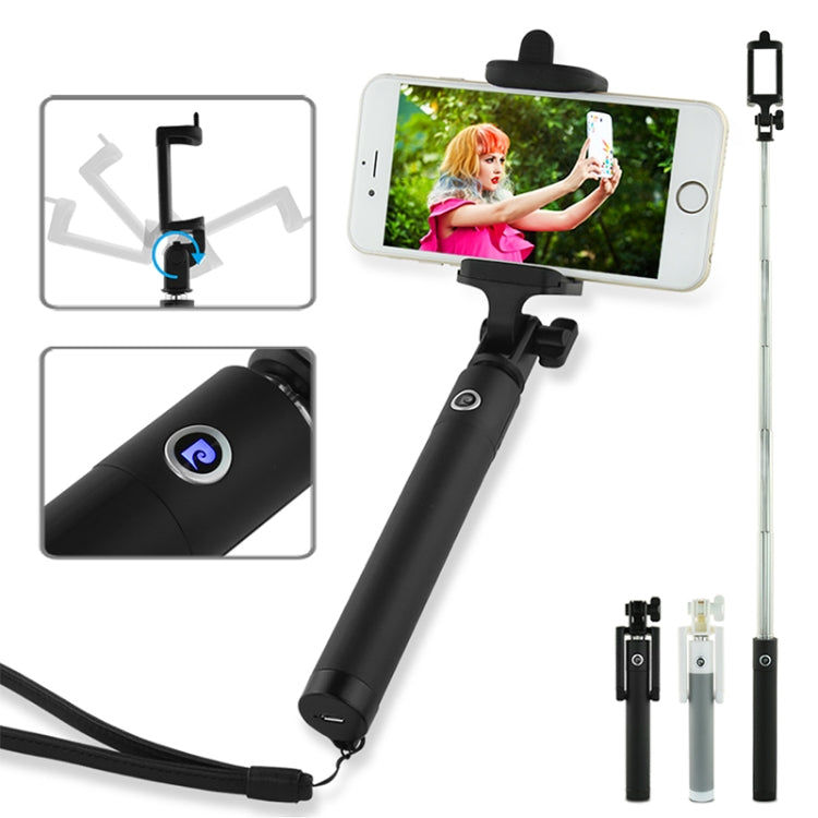 Pierre Cardin PCQ-E07 Portable Live Broadcast Mobile Phone Bluetooth Selfie Stick