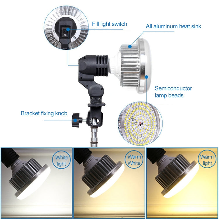 Tricolor Light Supplement Photography Micro-Course Video Recording Mobile Phone Overhead Bracket