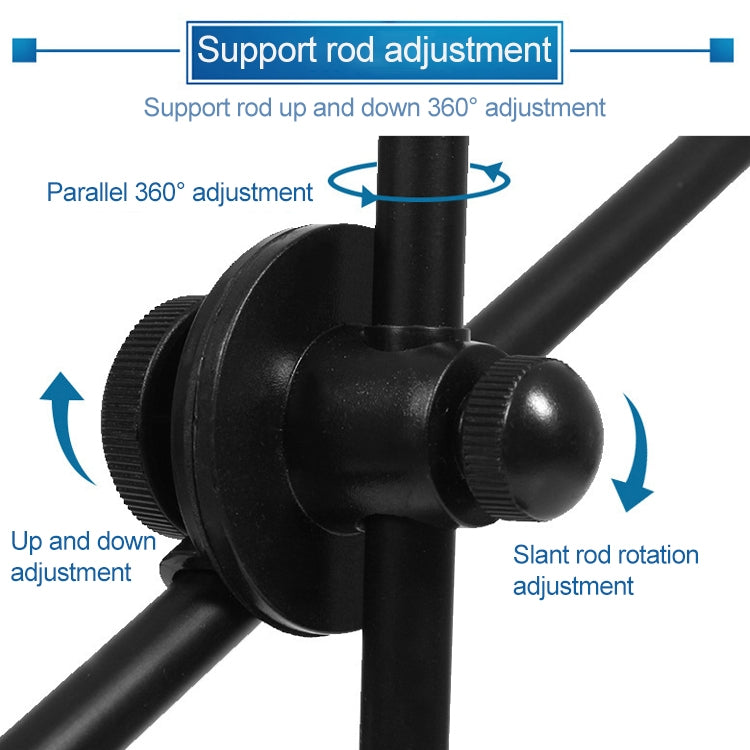 Tricolor Light Supplement Photography Micro-Course Video Recording Mobile Phone Overhead Bracket