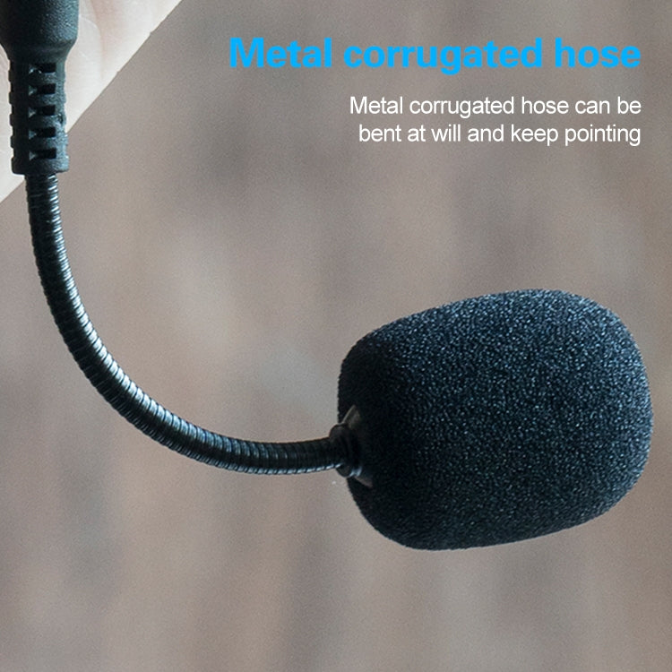 ZJ002MR-01 Mono 3.5mm Plug Bluetooth Wireless Interpreter Tour Guide Megaphone Straight Microphone