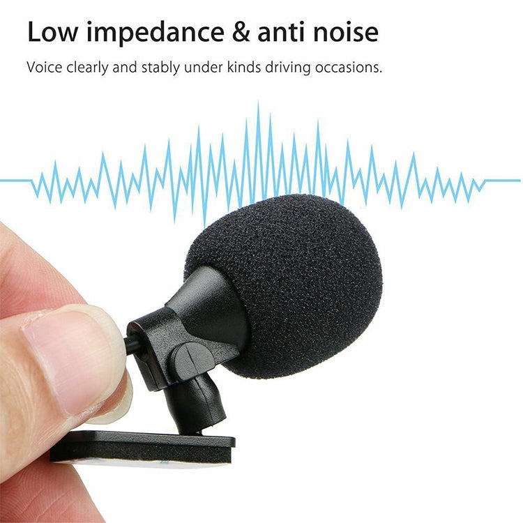 ZJ015MR SM Terminal Head Car Navigation DVD External Paste Microphone, Length: 3m