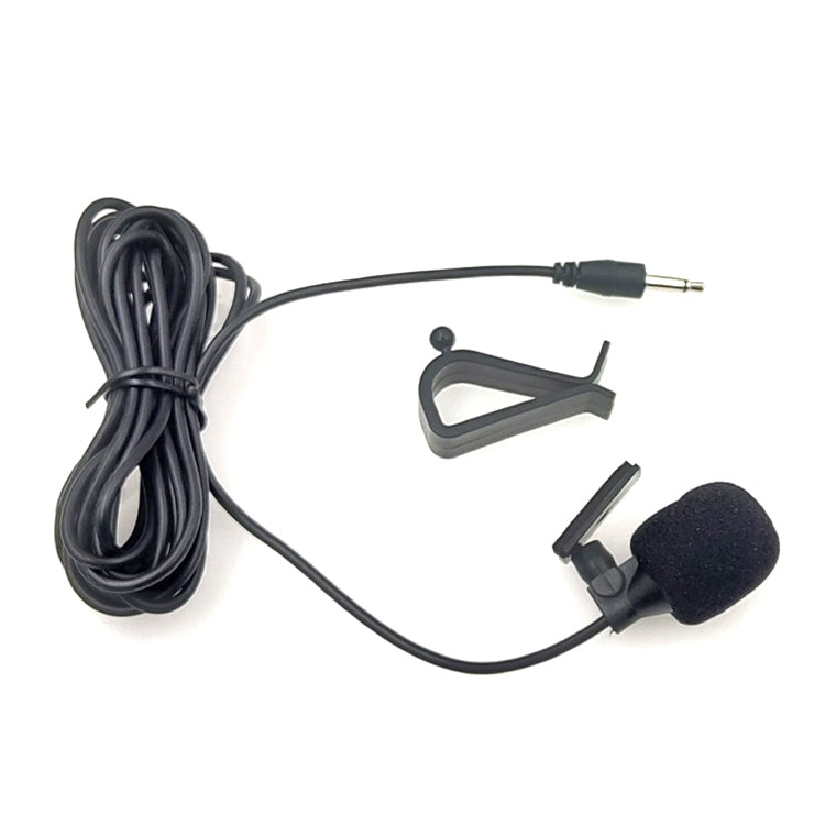 ZJ015MR Mono 2.5mm Straight Plug Car Navigation DVD External Paste Microphone, Length: 3m