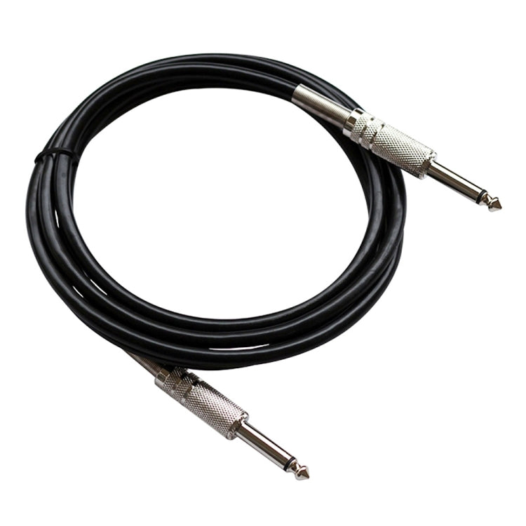 1.8m  1/4 inch (6.35mm) Male to Male Shielded Jack Mono Plugs Audio Patch Cable
