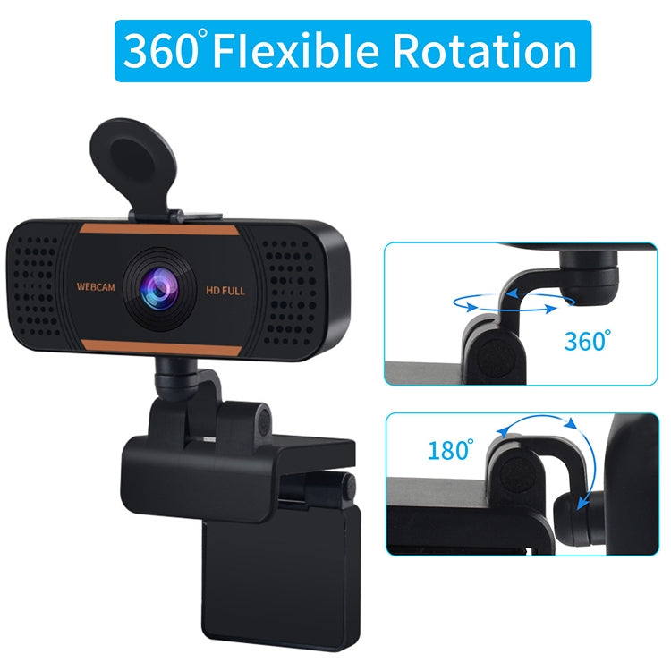 T18 2K Auto Zoom HD Computer USB Camera Meeting Live Camera, Cable Length: 1.4m