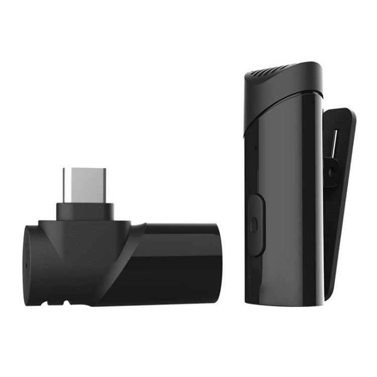 MY-M6 USB-C / Type-C Port Portable Smart Noise Reduction 2.4GHz Wireless Microphone with Clip