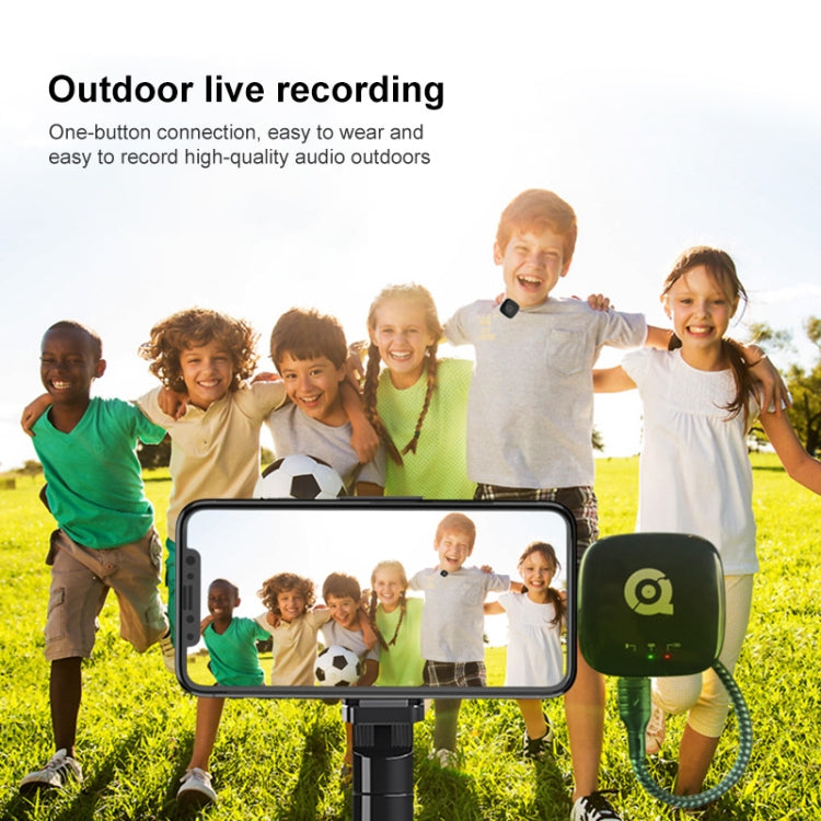 RK-C104 2.4G Wireless Lavalier Live Microphone 2 in 1