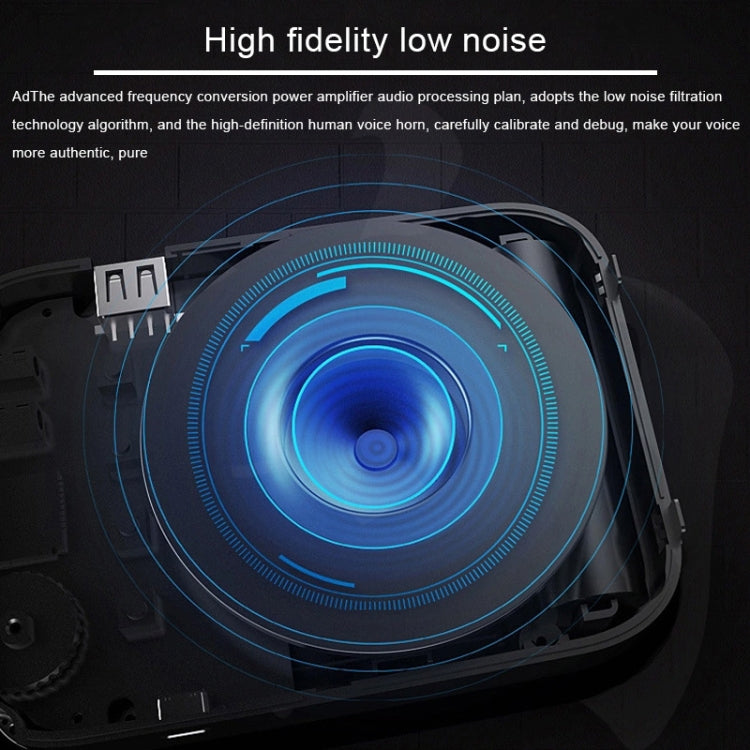ASiNG S1019 10W Multi-function Portable Little Bee Voice Amplifier Speaker with Wired Microphone & 2 inch Display Screen for Teacher / Tourist Guide, Support TF Card & U Disk & Audio Input Function