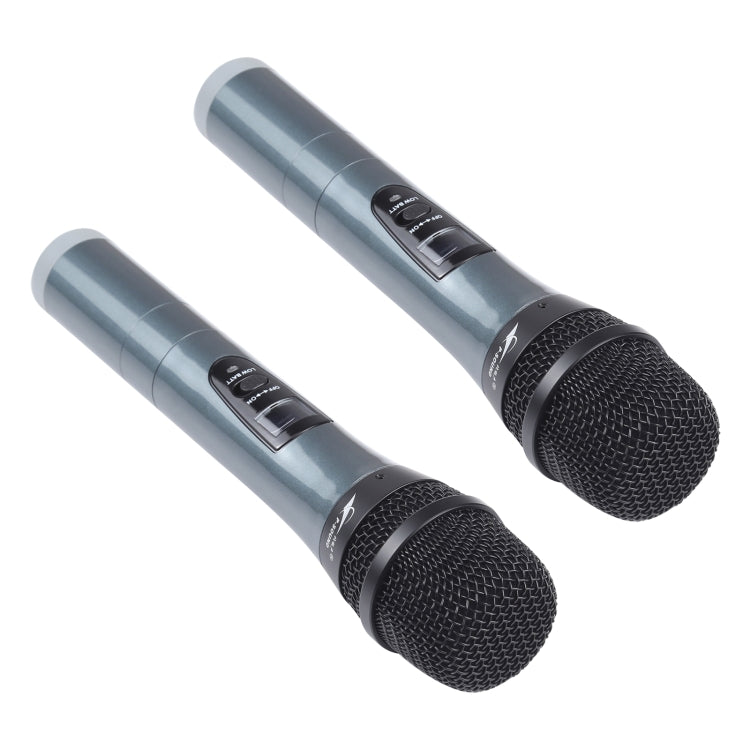 P-Sound PS-171 VHF Professional Wireless Microphone System with 2 Handheld Microphone, 1 to 2, CN Plug