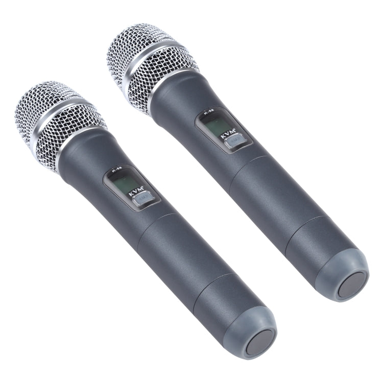 KVM K58 UHF Professional Meeting Wireless Microphone System with 2 Handheld Microphone, 1 to 2, US Plug