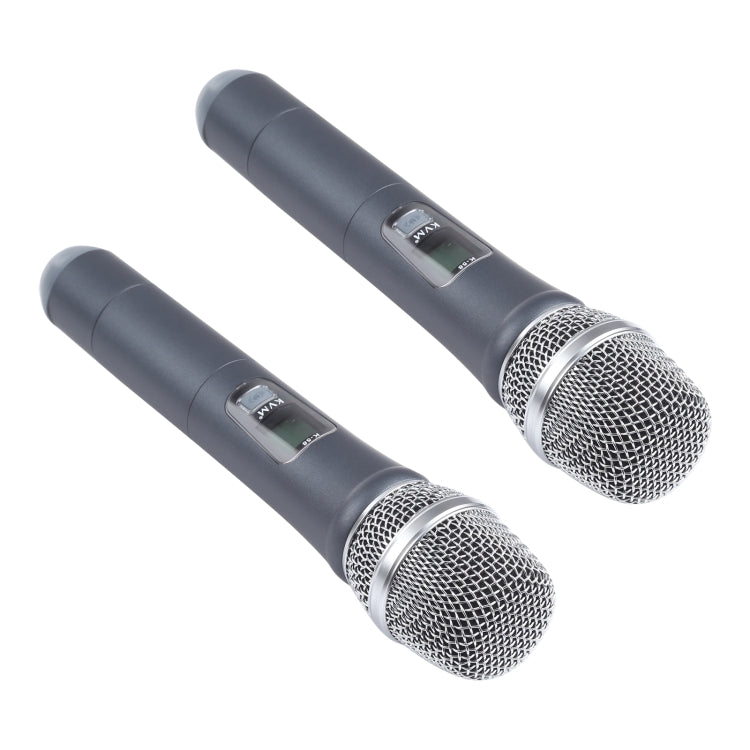 KVM K58 UHF Professional Meeting Wireless Microphone System with 2 Handheld Microphone, 1 to 2, US Plug