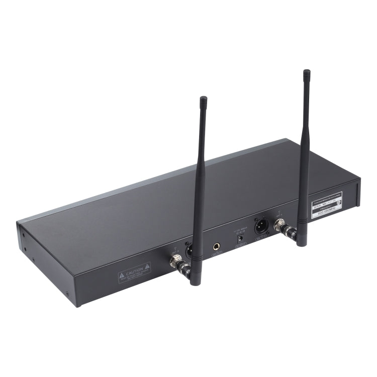KVM K58 UHF Professional Meeting Wireless Microphone System with 2 Handheld Microphone, 1 to 2, US Plug