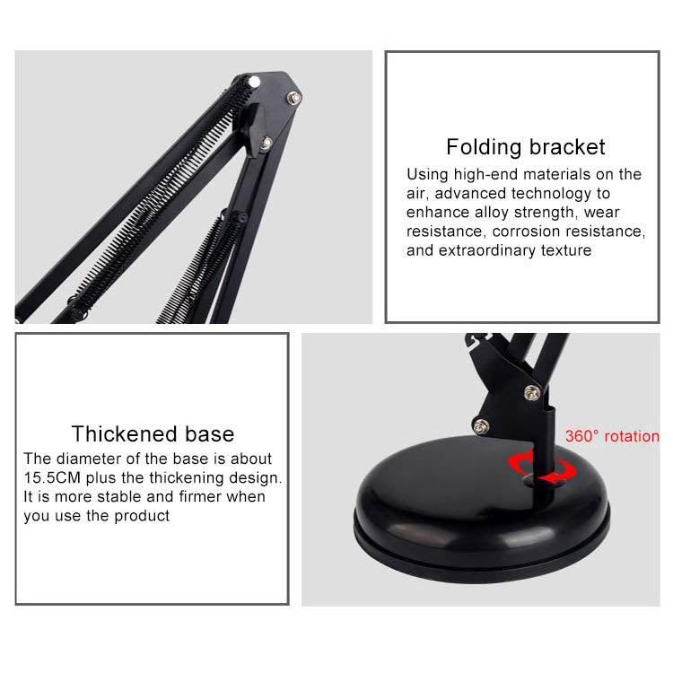 360 Degree Rotating Universal Cantilever Single Mobile Phone Disc Desktop Stand