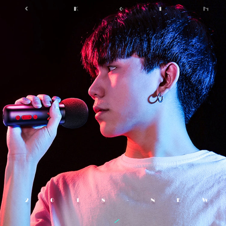 JR-K1 Live Broadcast Capacitive High Sensitive Wired Microphone with Interesting Accents, Compatible with PC / Mac for Live Broadcast Show, KTV, etc.