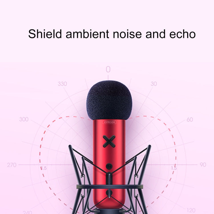 JR-K1 Live Broadcast Capacitive High Sensitive Wired Microphone with Interesting Accents, Compatible with PC / Mac for Live Broadcast Show, KTV, etc.