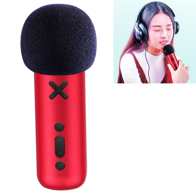 JR-K1 Live Broadcast Capacitive High Sensitive Wired Microphone with Interesting Accents, Compatible with PC / Mac for Live Broadcast Show, KTV, etc.
