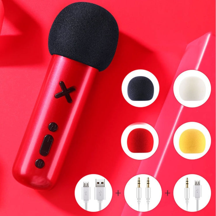 JR-K1 Live Broadcast Capacitive High Sensitive Wired Microphone with Interesting Accents, Compatible with PC / Mac for Live Broadcast Show, KTV, etc.