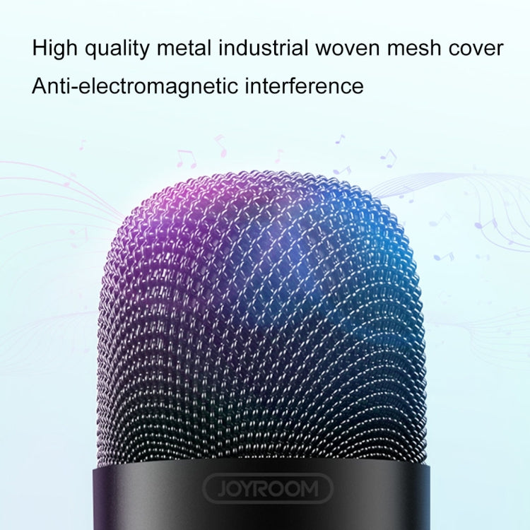 JR-K1 Live Broadcast Capacitive High Sensitive Wired Microphone with Interesting Accents, Compatible with PC / Mac for Live Broadcast Show, KTV, etc.