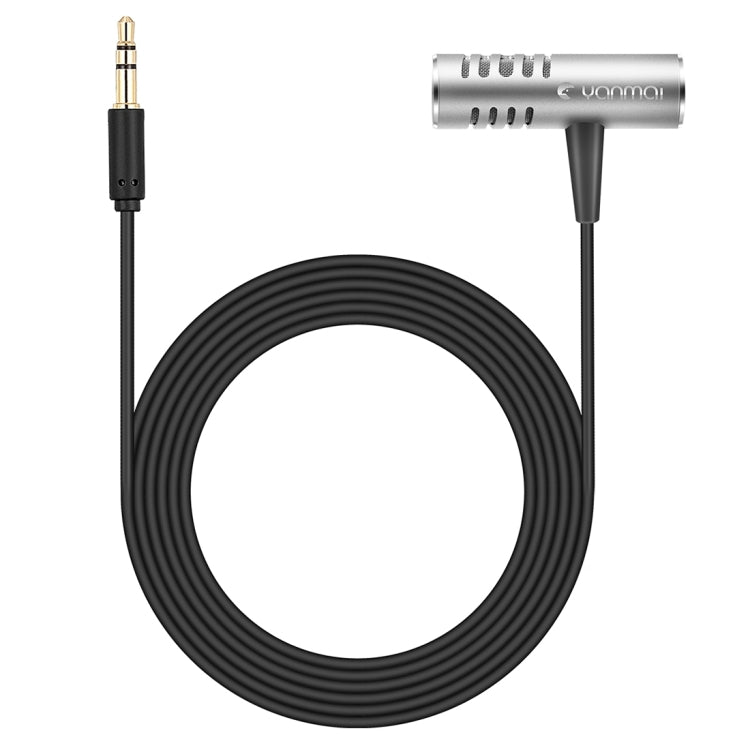 Yanmai R933 Professional Clip-on Lapel Mic Lavalier Omni-directional Double Condenser Microphone