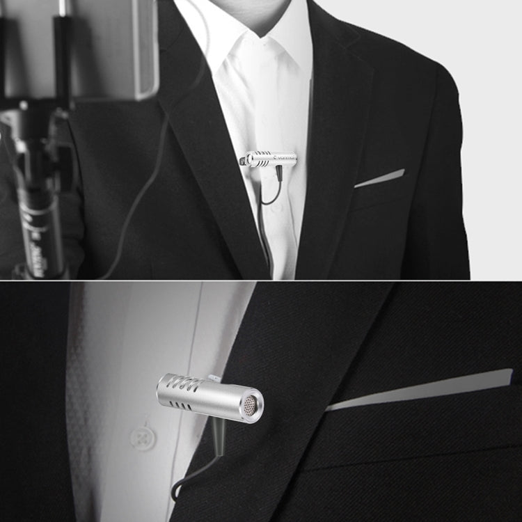 Yanmai R933 Professional Clip-on Lapel Mic Lavalier Omni-directional Double Condenser Microphone