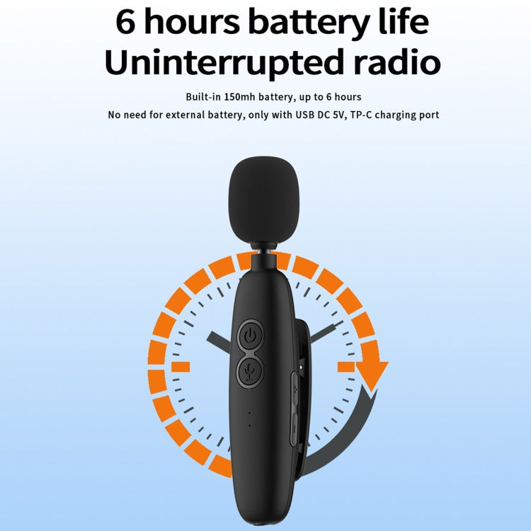 B56 Lavalier Design Bluetooth 5.0 Wireless Microphone