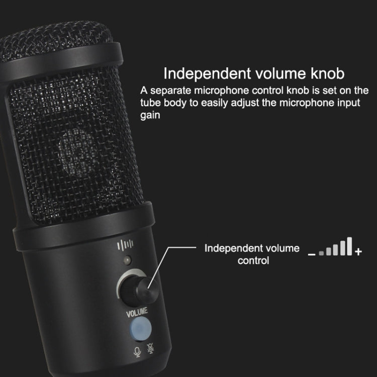 BM-66 Heart-shaped Pointing USB Condenser Microphone Cantilever Bracket Set