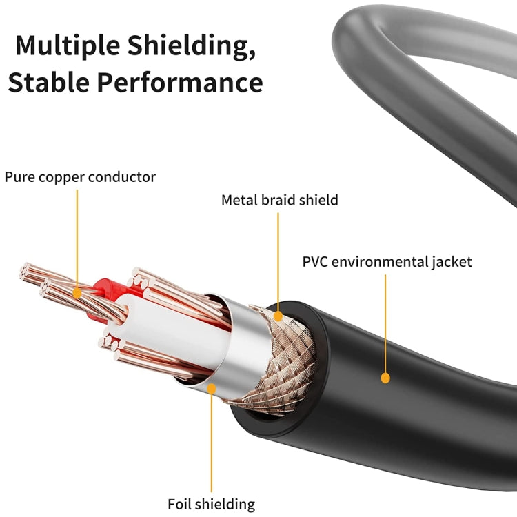 352030 3.5mm Male to XLR Female Microphone Audio Cord, Length: 3m