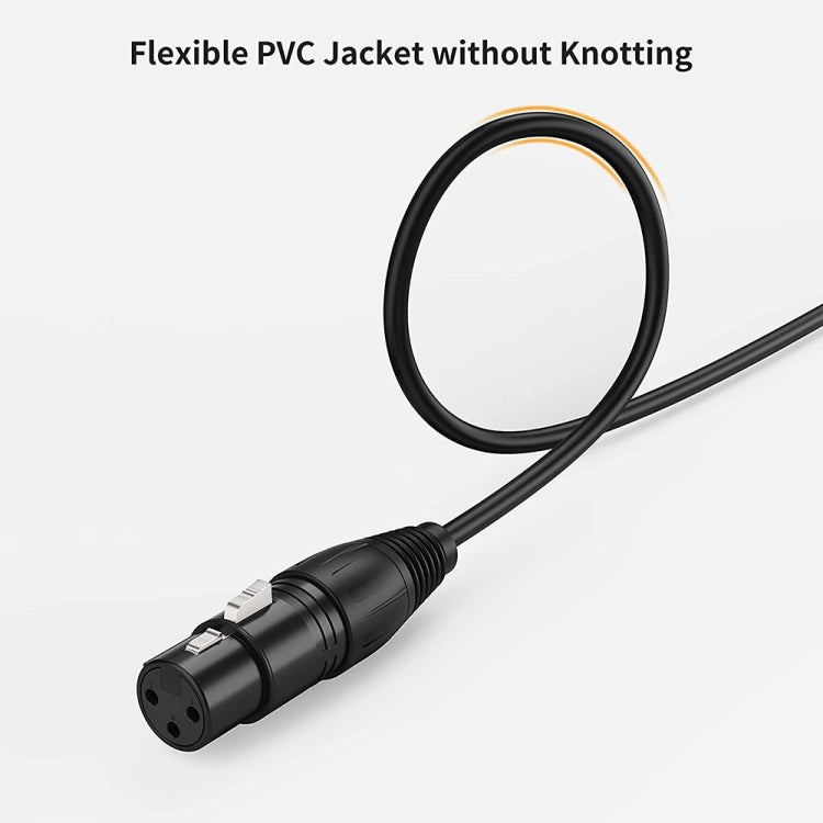 352030 3.5mm Male to XLR Female Microphone Audio Cord, Length: 3m