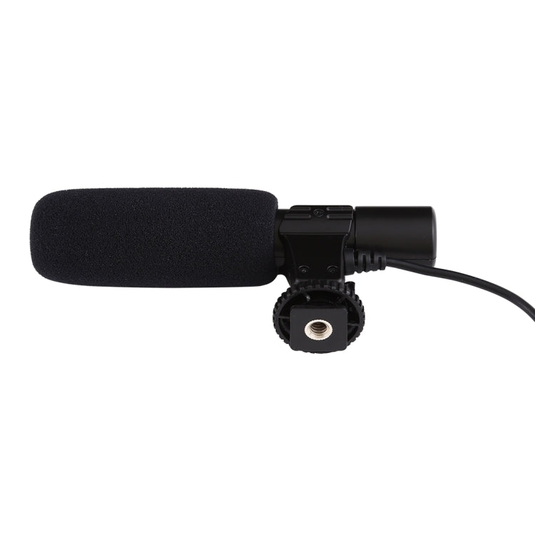 MIC-03 30-18000Hz Rate Sound Clear Stereo Microphone for DSLR / Video Camera / DV / Computer / Projector / Recorder, Cable Length: 28cm