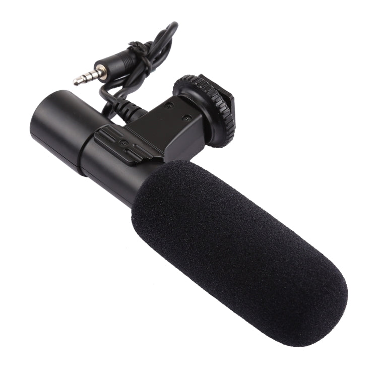 MIC-04 30-18000Hz Rate Sound Clear Stereo Microphone for Smartphone, Cable Length: 28cm