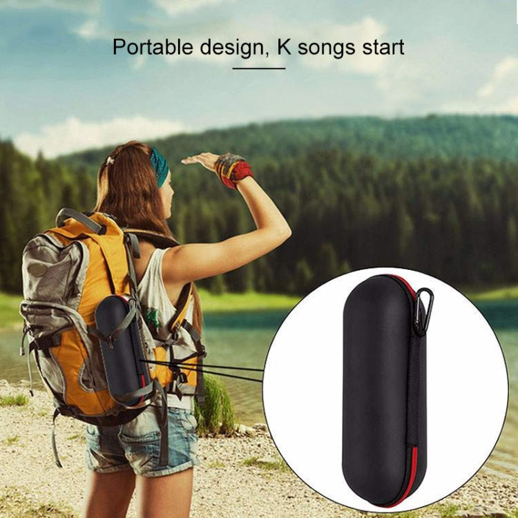 Yanmai UF 6 USB Wireless Condenser Microphone with Tripod Holder & Receiver (Black)