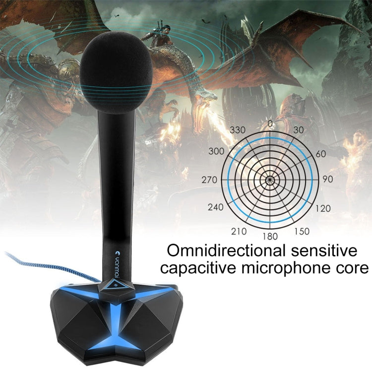 Yanmai G33 Capacitive Gaming Microphone with LED Indicator (Green)
