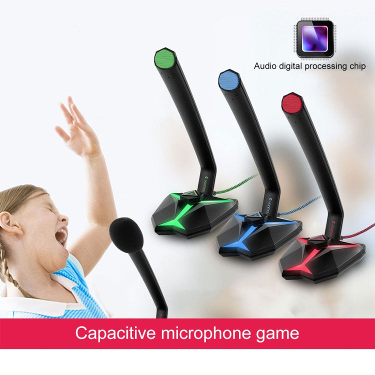 Yanmai G33 Capacitive Gaming Microphone with LED Indicator (Green)
