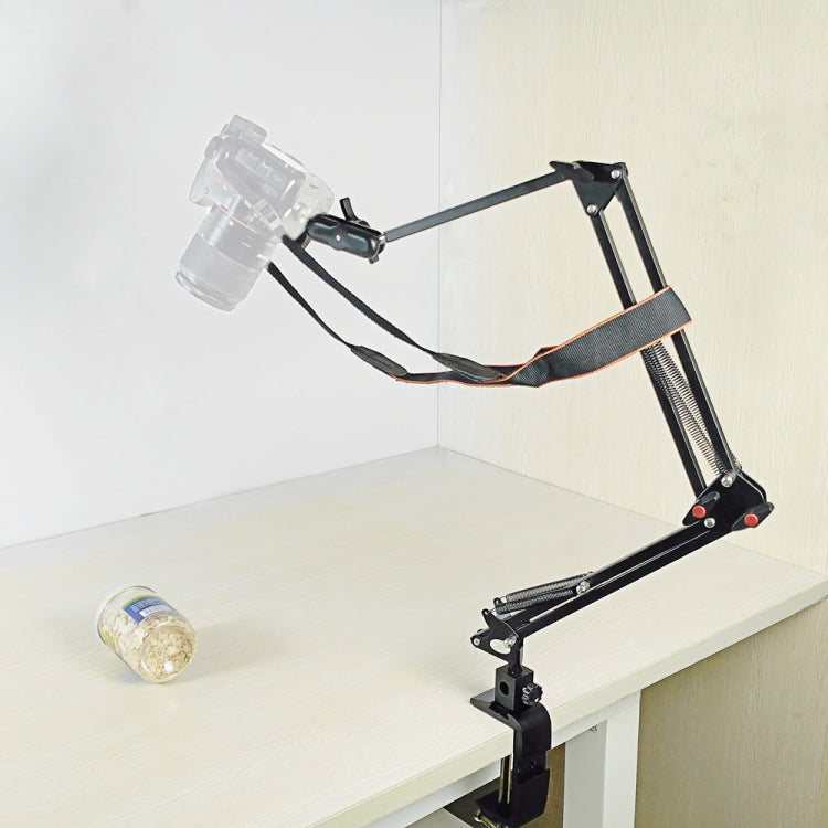 206B Camera Holder Adjustable 360 Degrees Rotation Photography Monitoring Video Recording Overhead Bracket