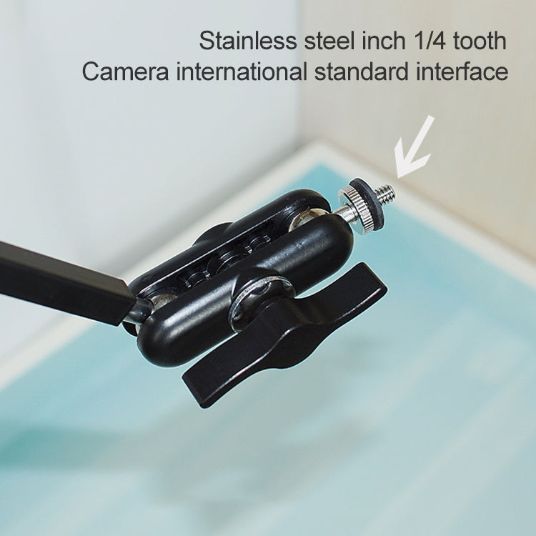 206B Camera Holder Adjustable 360 Degrees Rotation Photography Monitoring Video Recording Overhead Bracket