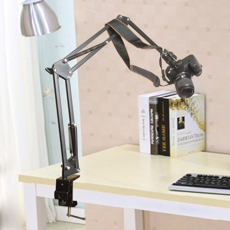 206B Camera Holder Adjustable 360 Degrees Rotation Photography Monitoring Video Recording Overhead Bracket