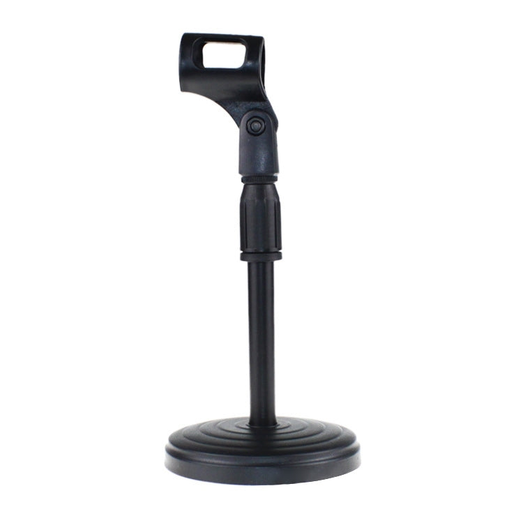 Z01 Desktop Extendable Round Base Microphone Stand Holder Mic Boom Clip, For Studio Recording, Live Broadcast, Live Show, KTV, etc.