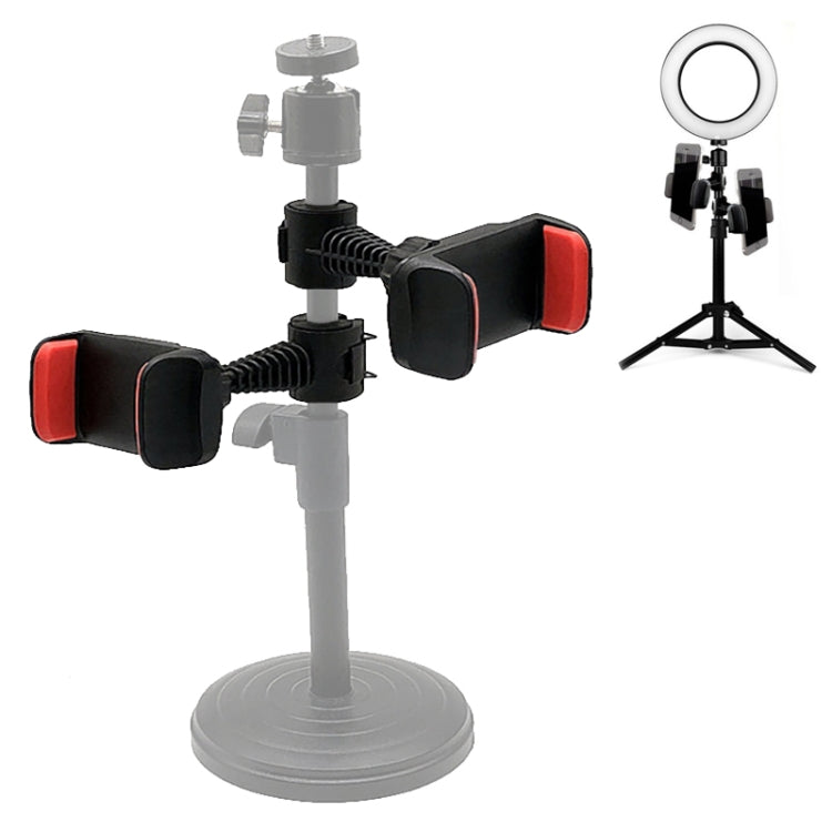 Portable Live Broadcast Mobile Phone Stand Holder (Red)